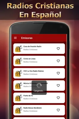 Radios Cristianas en Español android App screenshot 0